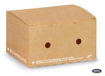 Porta crocchette monouso in cartoncino riciclabile biodegradabile e compostabile