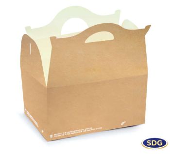 Happy Meal in cartoncino riciclabile per servizio delivery take away